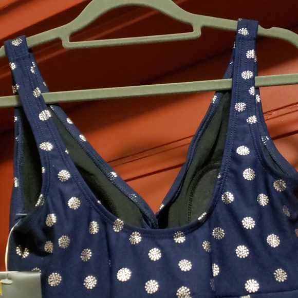 ROXANNE Tankini W/Skirt BTM Navy SZ 10 - Picture 6 of 8